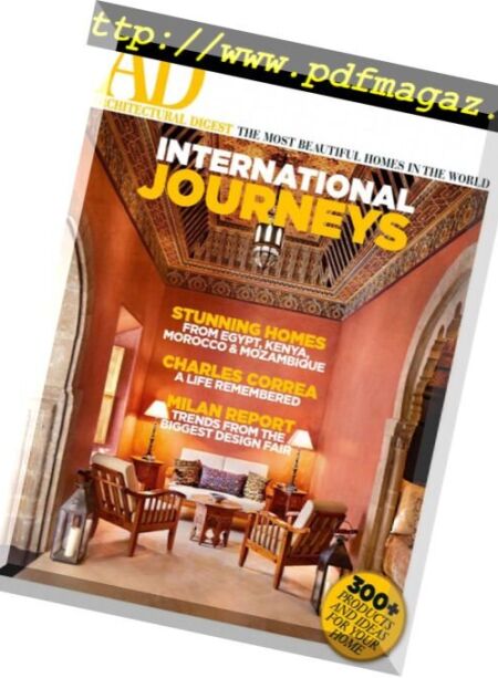AD Architectural Digest India – July-August 2015 Cover