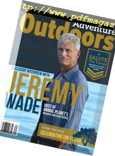 Adventure Outdoors – July 2016 Cover