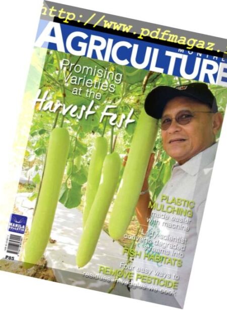 Agriculture – November 2016 Cover