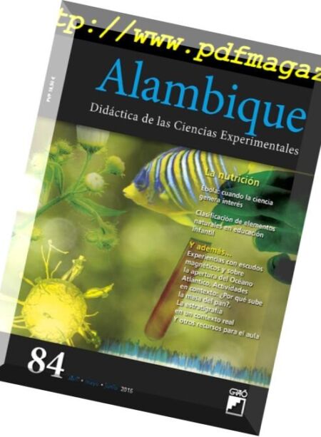 Alambique. Didactica de las Cc Experimentales – abril 2016 Cover