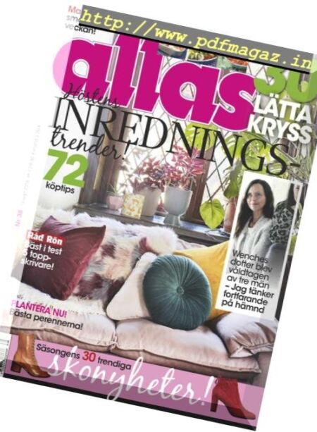 Allas – 13 september 2018 Cover