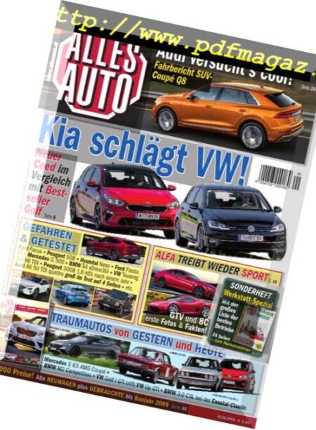 Alles Auto – September 2018 Cover