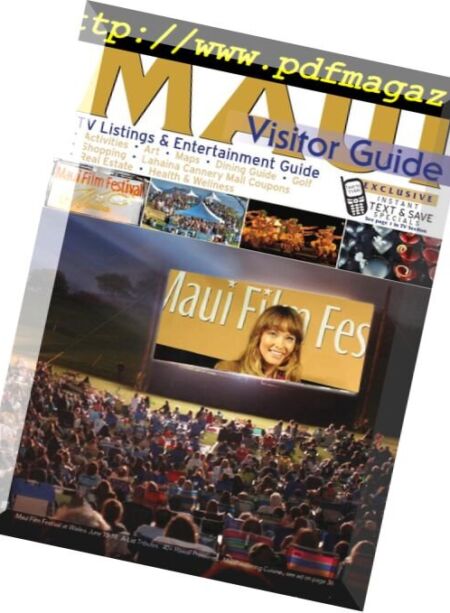 Aloha – Maui Visitor Guide – June 2016 Cover