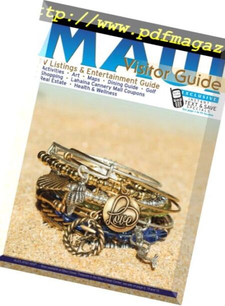 Aloha – Maui Visitor Guide – November 2015 Cover