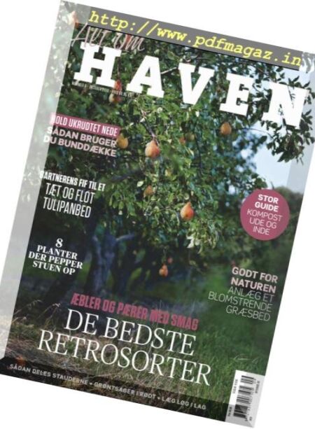 Alt om haven – oktober 2018 Cover