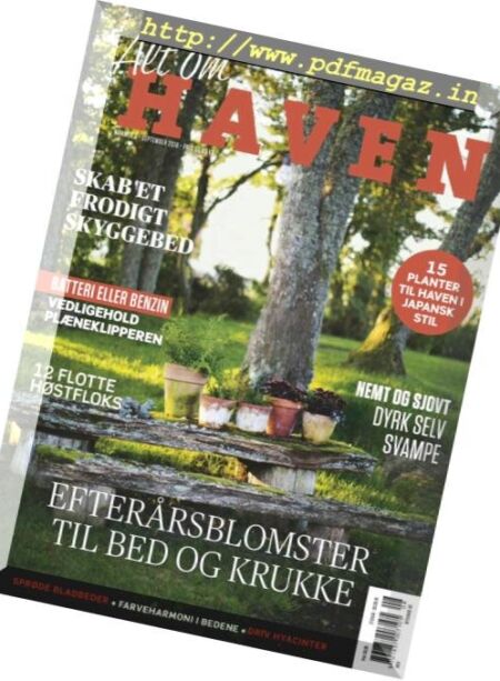 Alt om haven – september 2018 Cover