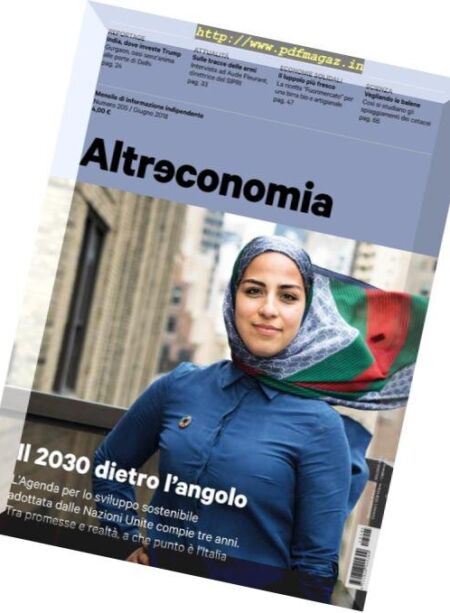 Alterconomia – Giugno 2018 Cover