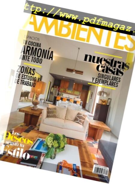 Ambientes Mexico – julio 2016 Cover
