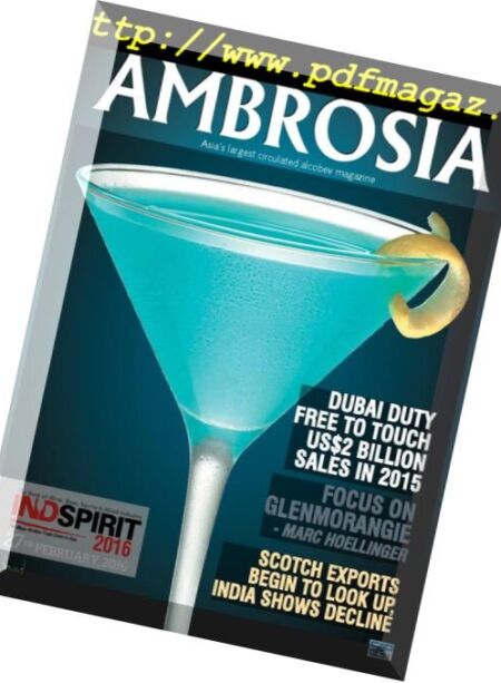 Ambrosia – November 2015 Cover