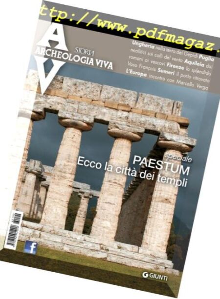 Archeologia Viva – Luglio-Agosto 2018 Cover
