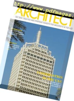 Architect Middle East – September 2018