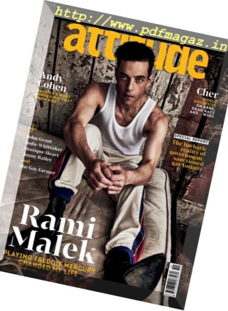 Attitude Magazine – October 2018 Cover