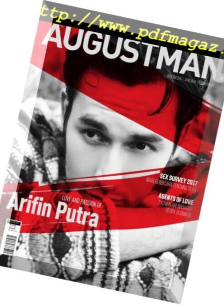 August Man Indonesia – Januari 2017 Cover