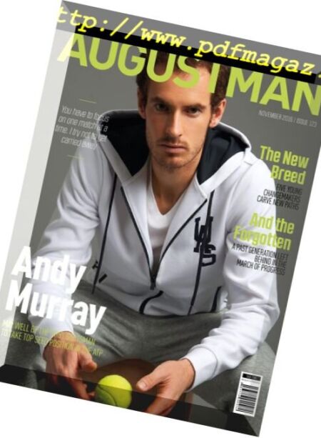 August Man Singapore – November 2016 Cover