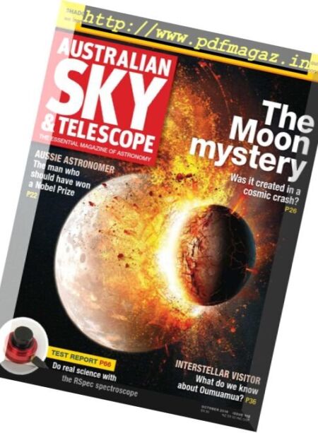 Australian Sky & Telescope – October 2018 Cover