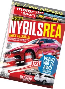 Auto Motor & Sport Sverige – 09 augusti 2018