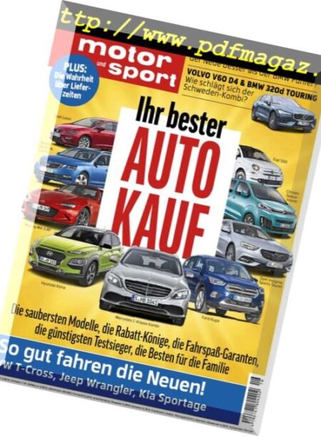 Auto Motor und Sport – 19 Juli 2018 Cover