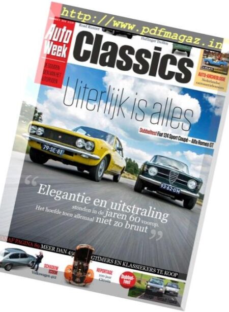 AutoWeek Classics Netherlands – september 2018 Cover