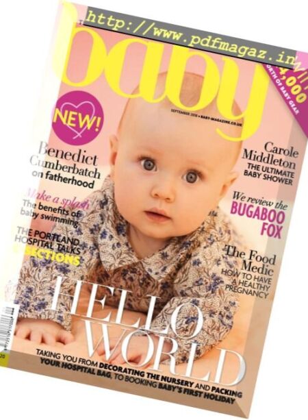 Baby Magazine – September 2018 Cover