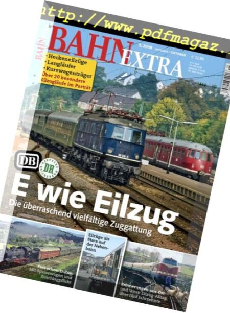Bahn Extra – September-Oktober 2018 Cover