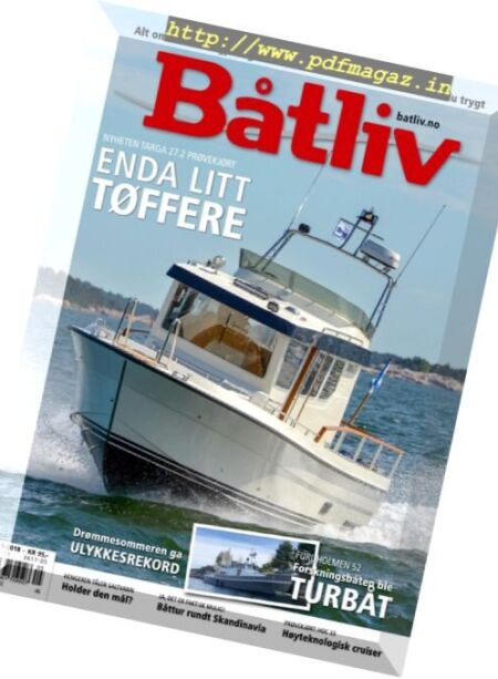 Batliv – august 2018 Cover