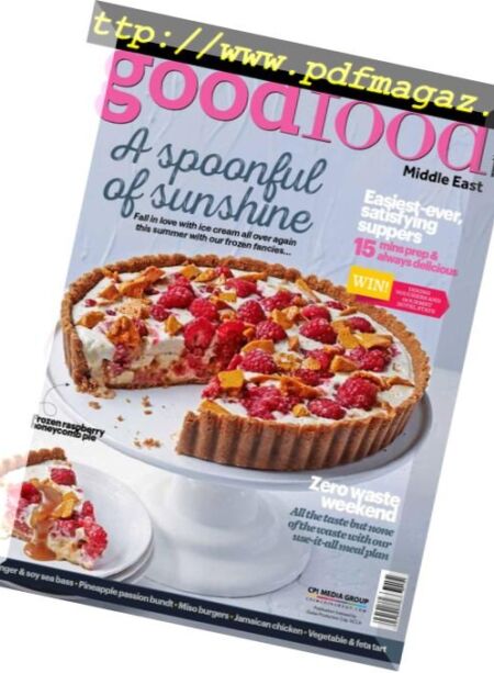 BBC Good Food Middle East – August 2017 Cover