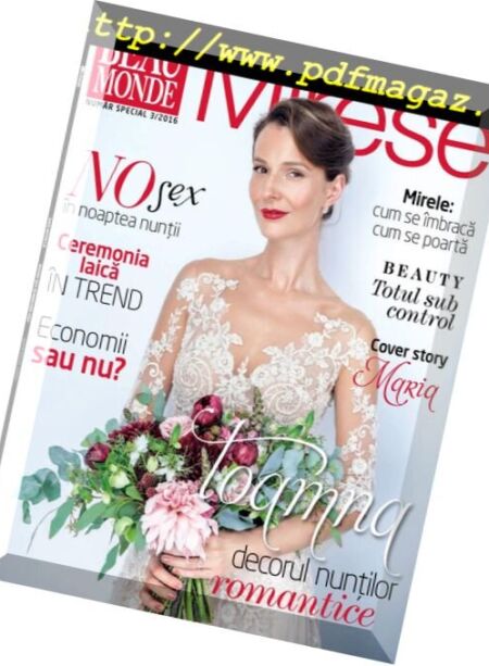Beau Monde Mirese – noiembrie 2016 Cover