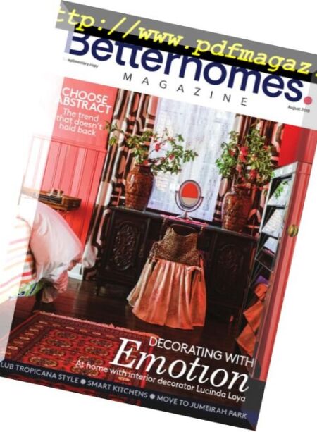 Better Homes – August 2018 Cover