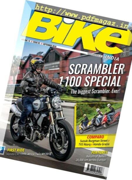 Bike India – September 2018 Cover