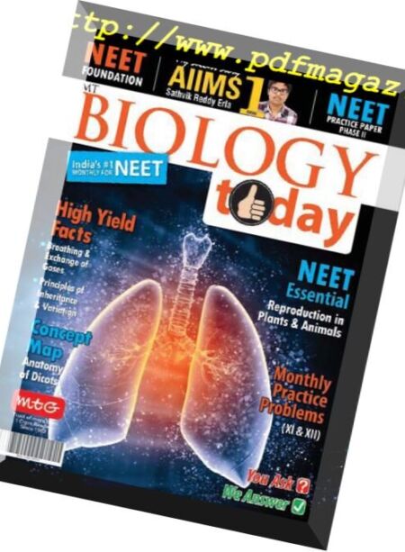 Biology Today – July 2016 Cover