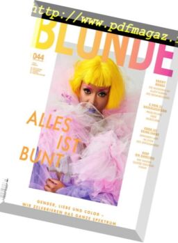 Blonde – Nr.3, 2018