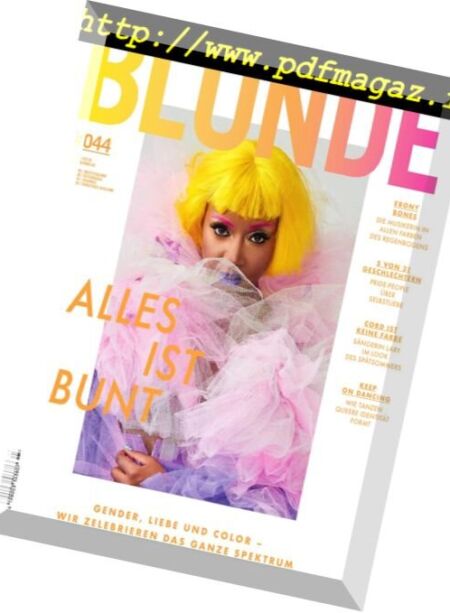 Blonde – Nr.3, 2018 Cover