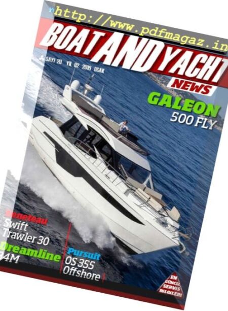 Boat and Yacht News – Subat 2016 Cover