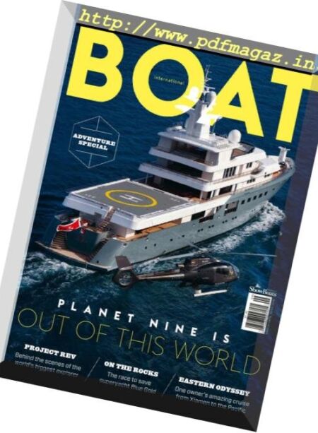 Boat International US Edition – September 2018 Cover