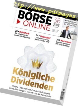 BOrse Online – 6 September 2018