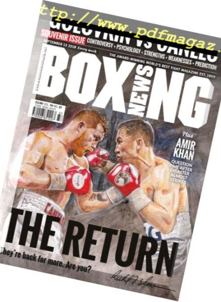 Boxing News – September 13, 2018 Cover