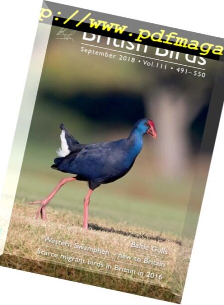 British Birds – September 2018 Cover