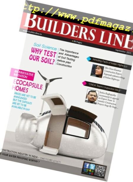 Builders line English Edition – September 2015 Cover