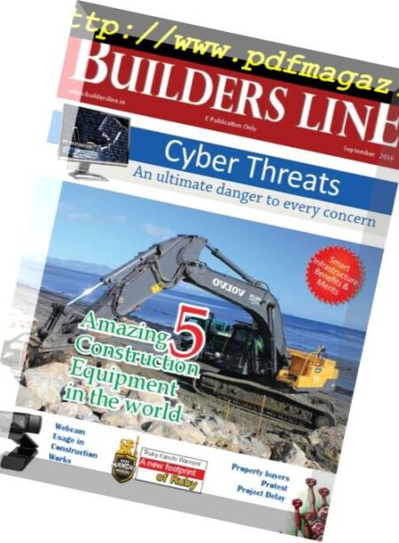 Builders line English Edition – September 2016 Cover