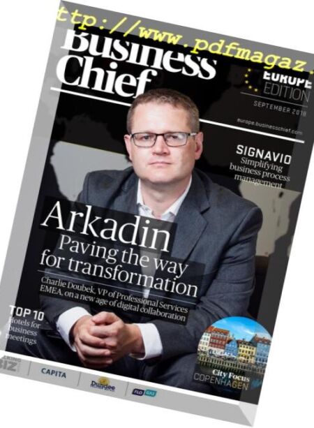 Business Chief Europe – September 2018 Cover