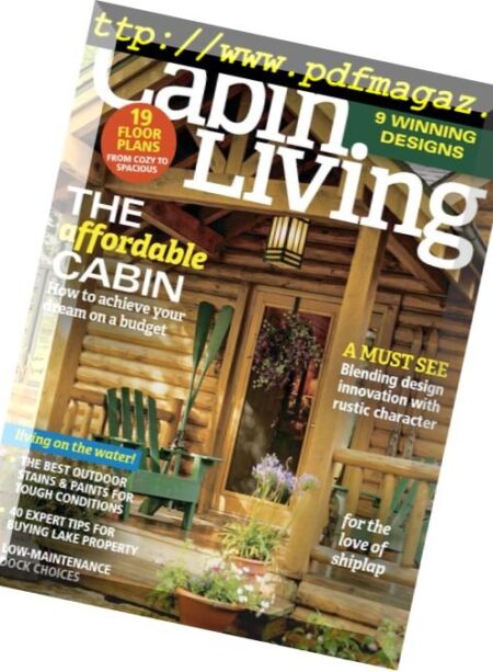 Cabin Living – April-May 2017 Cover