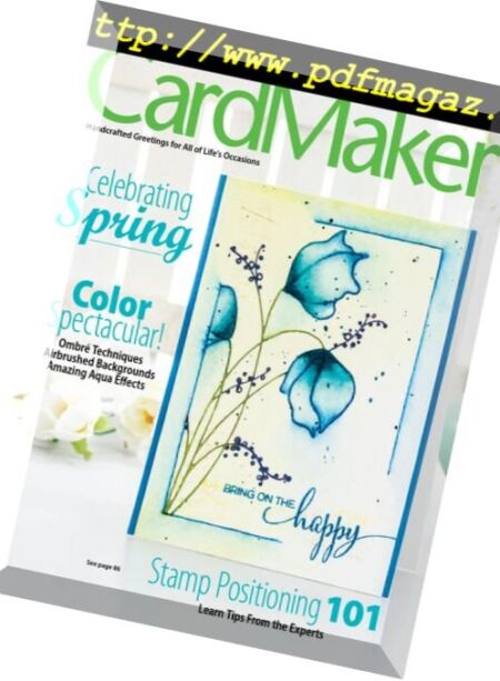 CardMaker – January 2016 Cover