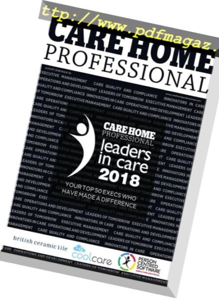 Care Home Professional – August 2018 Cover