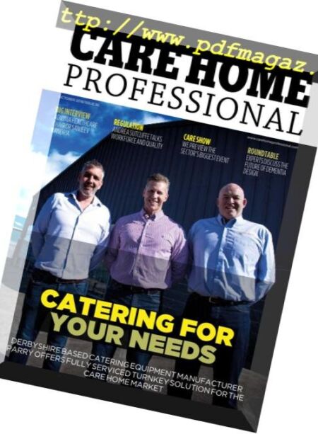 Care Home Professional – October 2018 Cover