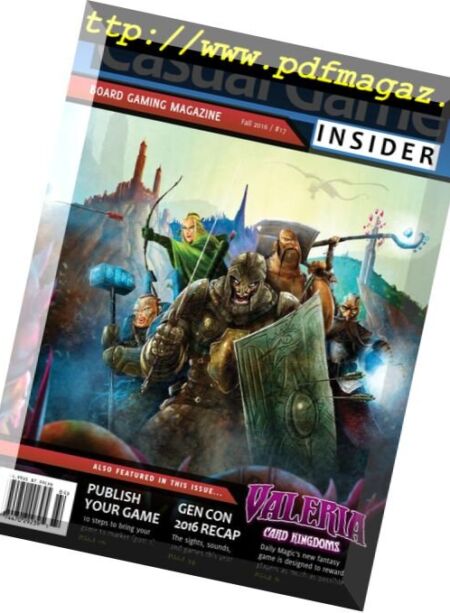 Casual Game Insider – October 2016 Cover