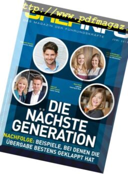 Chefinfo – Juni 2018