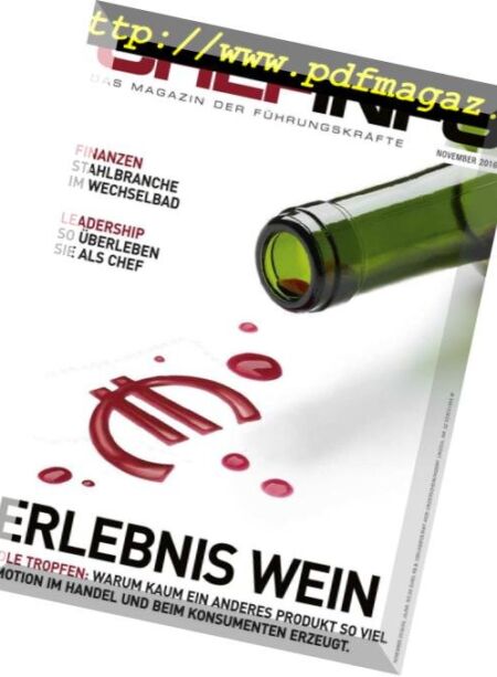 Chefinfo – November 2016 Cover