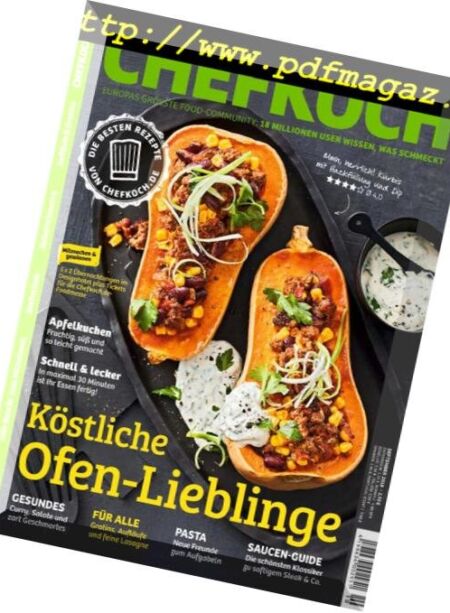 Chefkoch – Oktober 2018 Cover