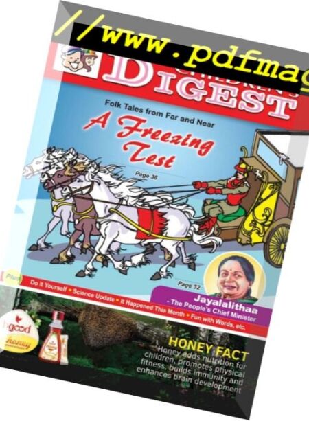 Children’s Digest – December 2016 Cover