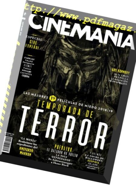 Cinemania – septiembre 2018 Cover
